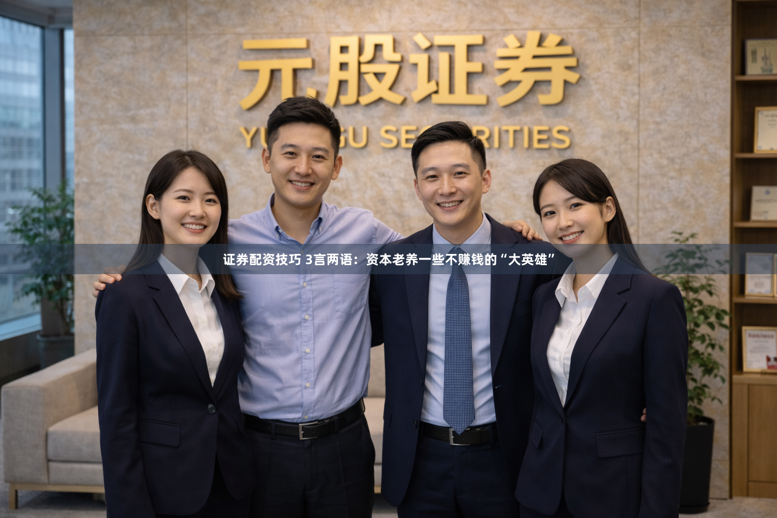 证券配资技巧 3言两语：资本老养一些不赚钱的“大英雄”